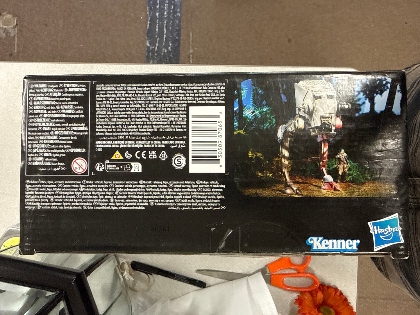 Star Wars - The Mandalorian - Vintage Collection - AT-ST With Klatooinian Raider - Open Box