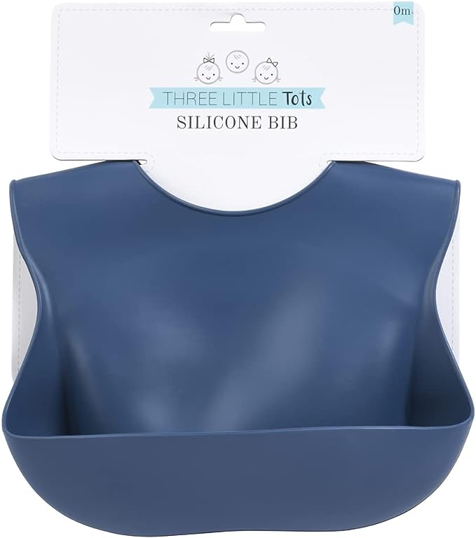 Three Little Tots Modern Silicone Baby Bib