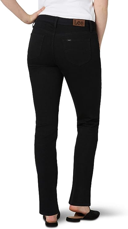 Lee Women's Mid Rise Straight Leg Jean