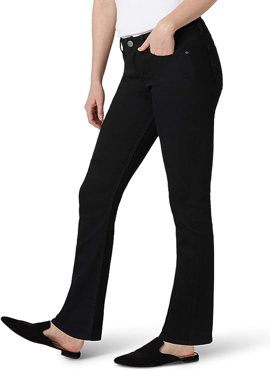 Lee Women's Mid Rise Straight Leg Jean