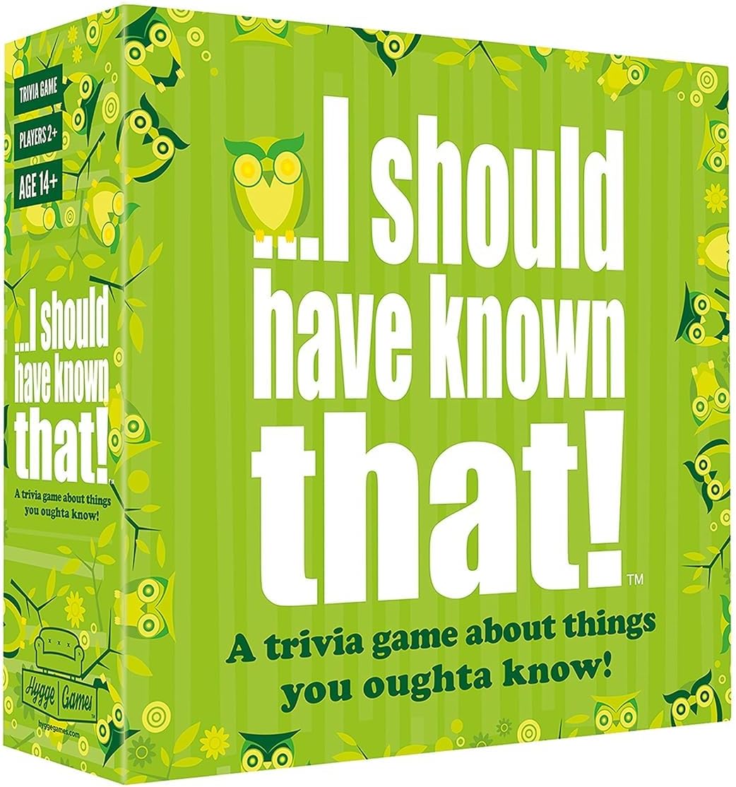 I should have known that!