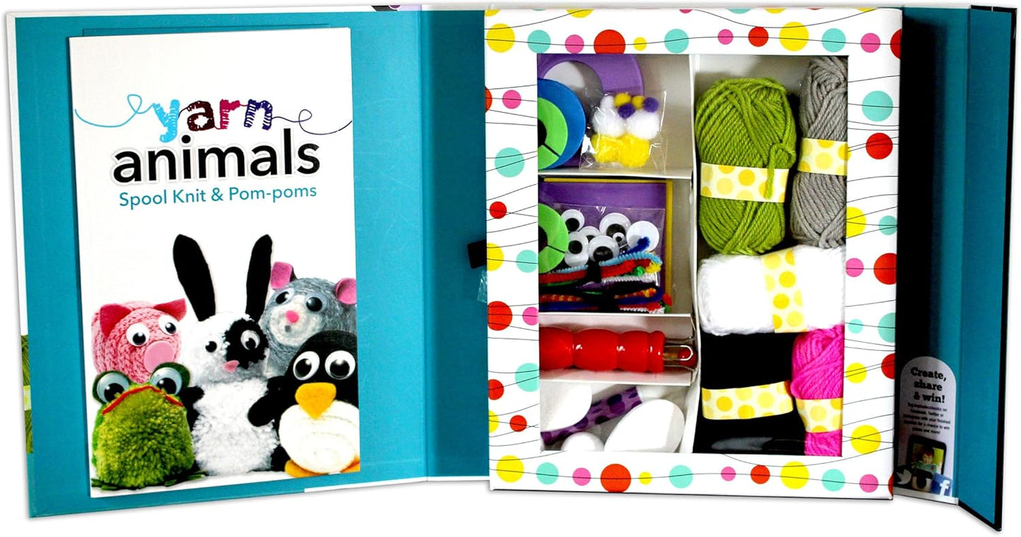 Yarn Animals Spool Knit & Pom-poms