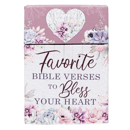 Favorite Bible Verses to Bless Your Heart - Scripture verse Cards - Used