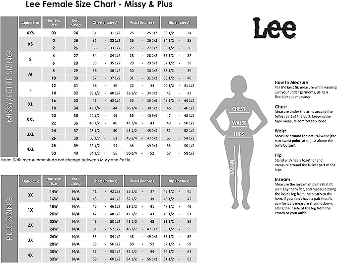 Lee Women's Mid Rise Straight Leg Jean