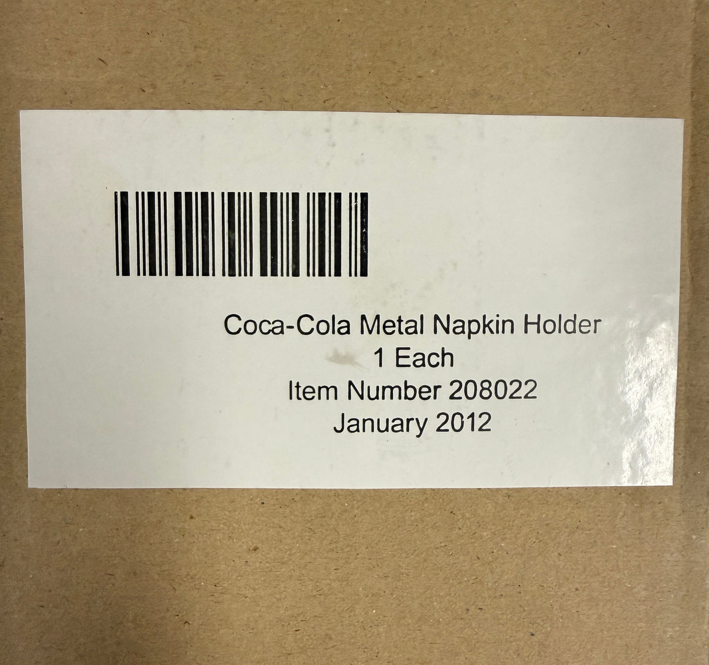Coca-Cola (Have A Coke) Metal Napkin Dispenser - Used