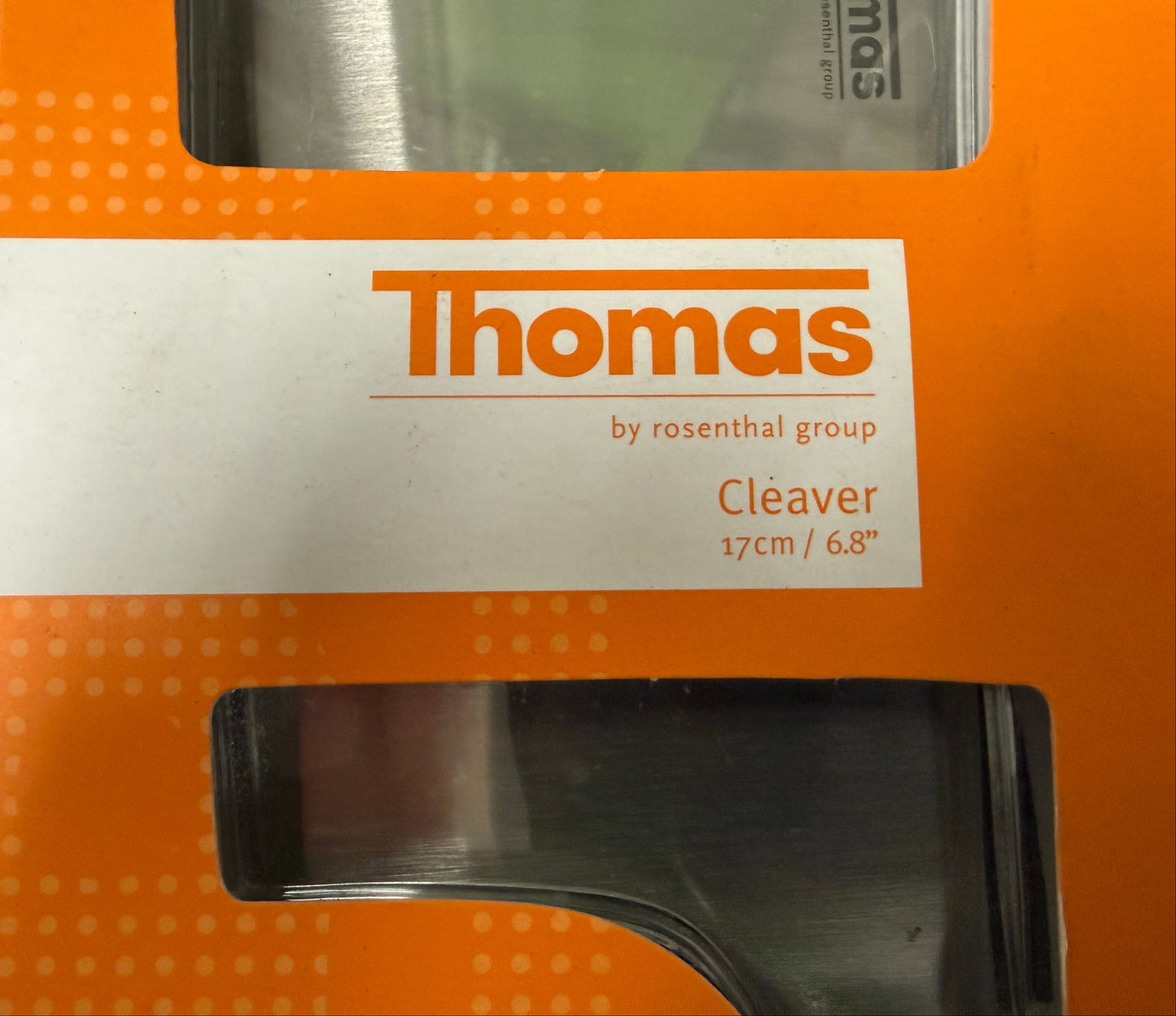 Thomas by Rosenthal Stainless Steel Cleaver 17cm/6.8" - Preowned