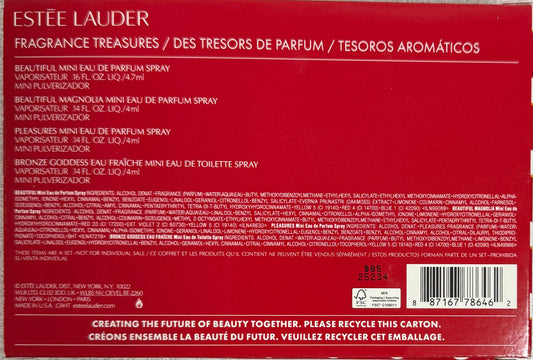 Estée Lauder - 4-Pc. Fragrance Treasures Mini Perfume Set - Previously Owned
