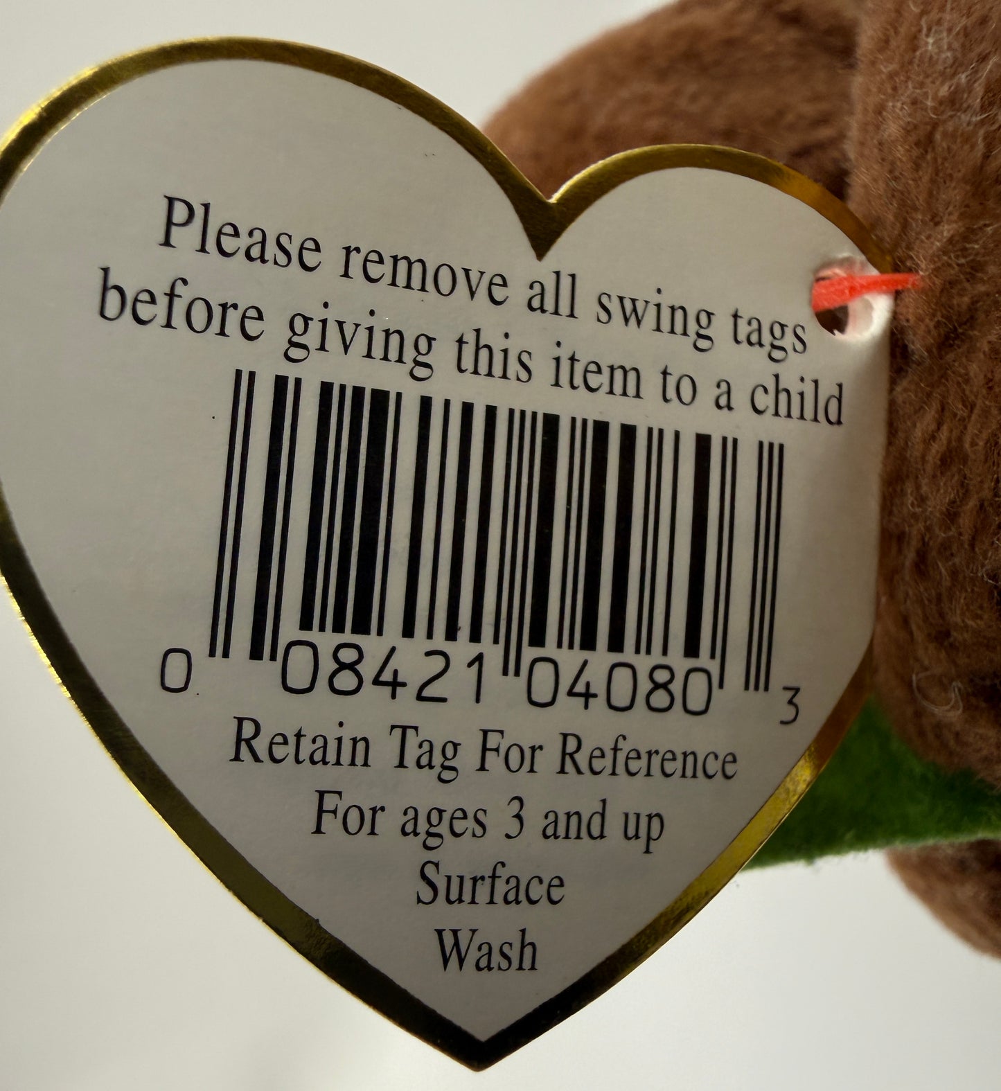 Seaweed Beanie Baby - TY Seaweed the Otter - Tag Error 95/96