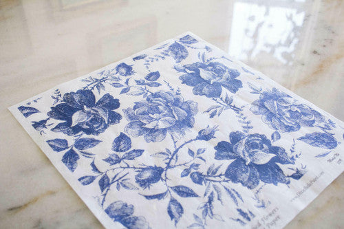 Flowers Rice Paper for decoupage