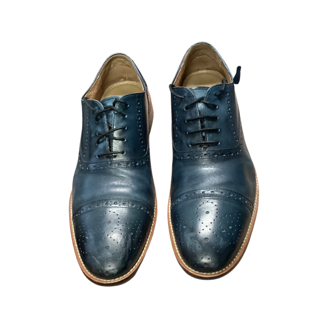Johnston & Murphy Men’s Conard Cap Toe|Hand-Burnished Leather|Rubber Sole