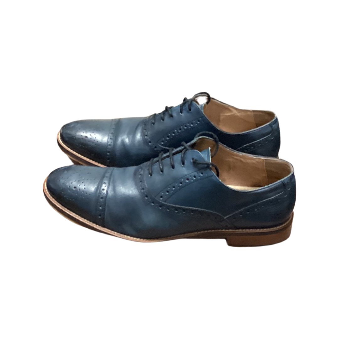 Johnston & Murphy Men’s Conard Cap Toe|Hand-Burnished Leather|Rubber Sole