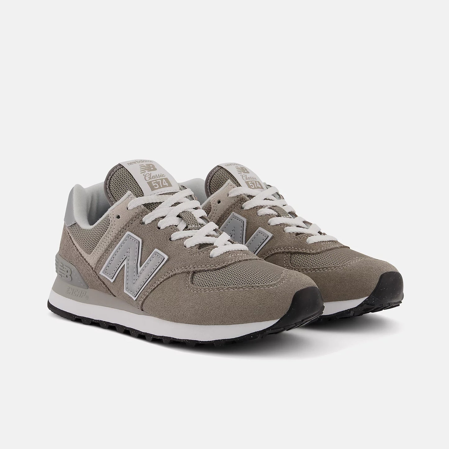New Balance - Women's 574 Core - Grey/White (Size 6.5)