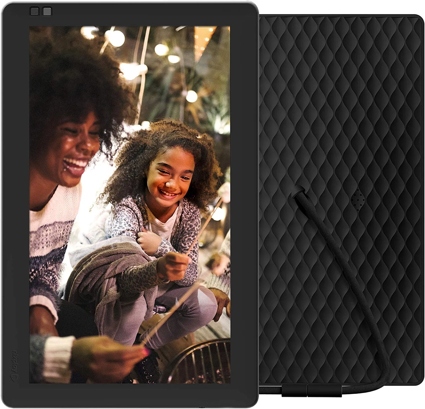 Nixplay Seed 10 Inch WiFi Cloud Digital Photo Frame with IPS Display, iPhone & Android App, Free 10GB Online Storage and Motion Sensor (Black)