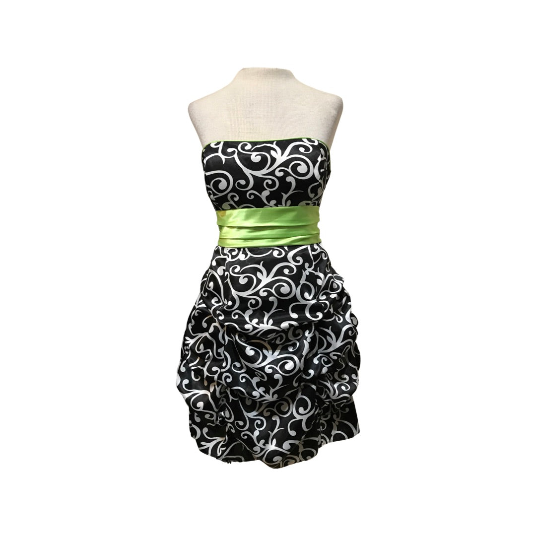 Jump Apparel Strapless mini printed Dress - Used