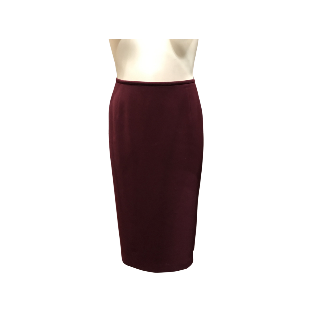 Kasper Burgundy Skirt - Used