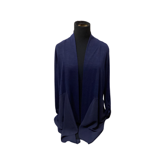 Ny Collection Cardigan Navy Blue - Large - Used