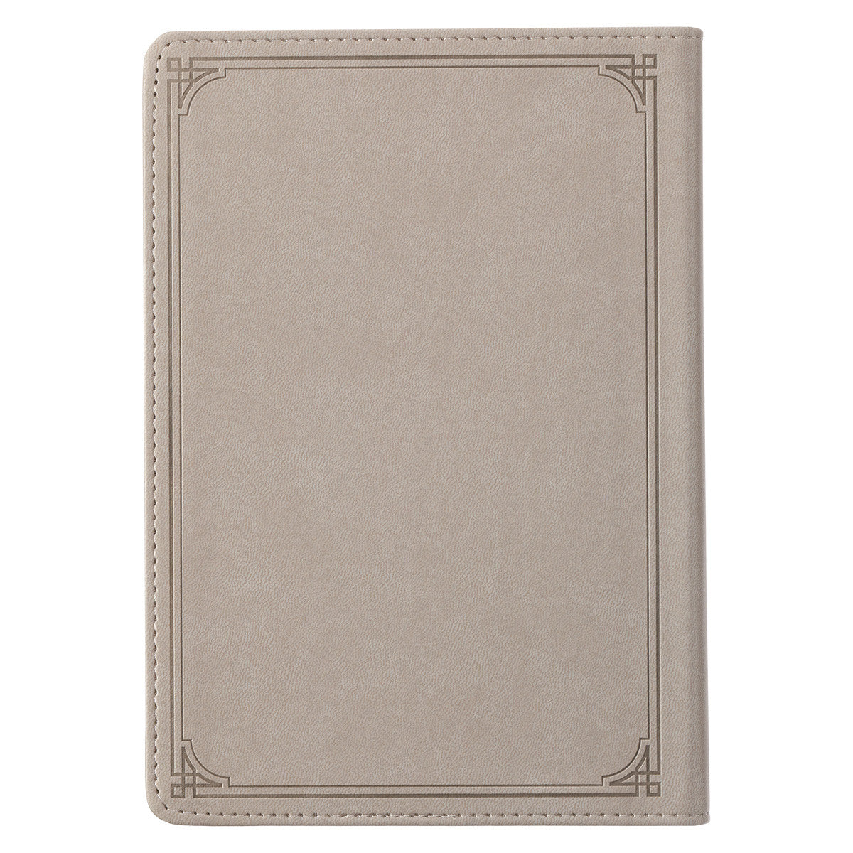 Specialty Item - Never Give Up Gray Faux Leather Classic Journal