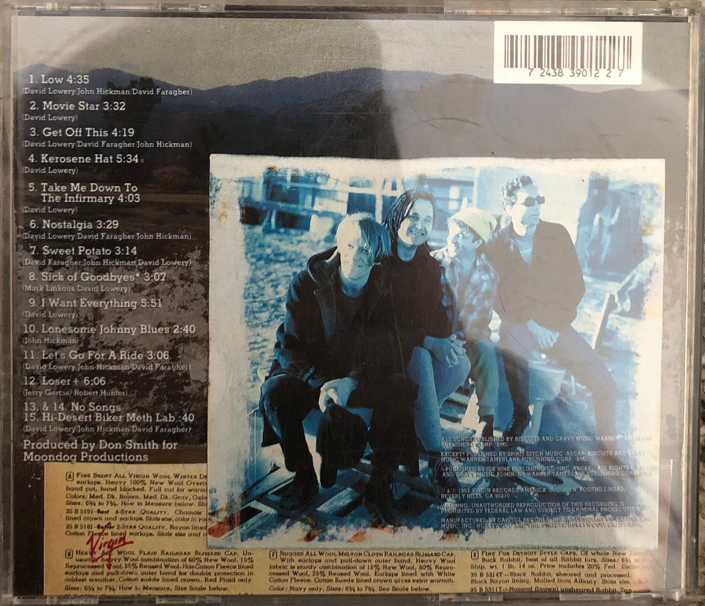 Cracker Kerosene Hat (CD)