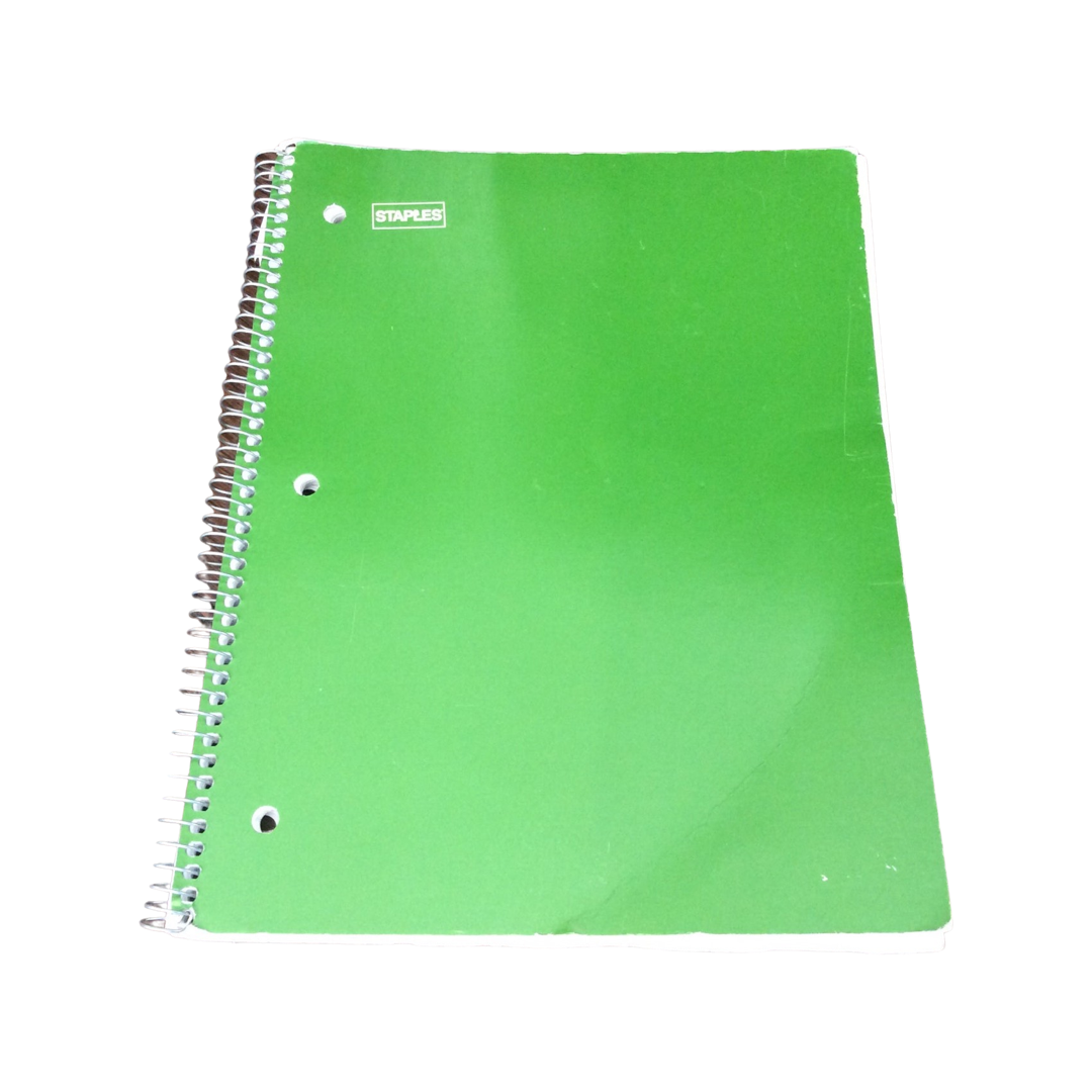 Spiral notebook