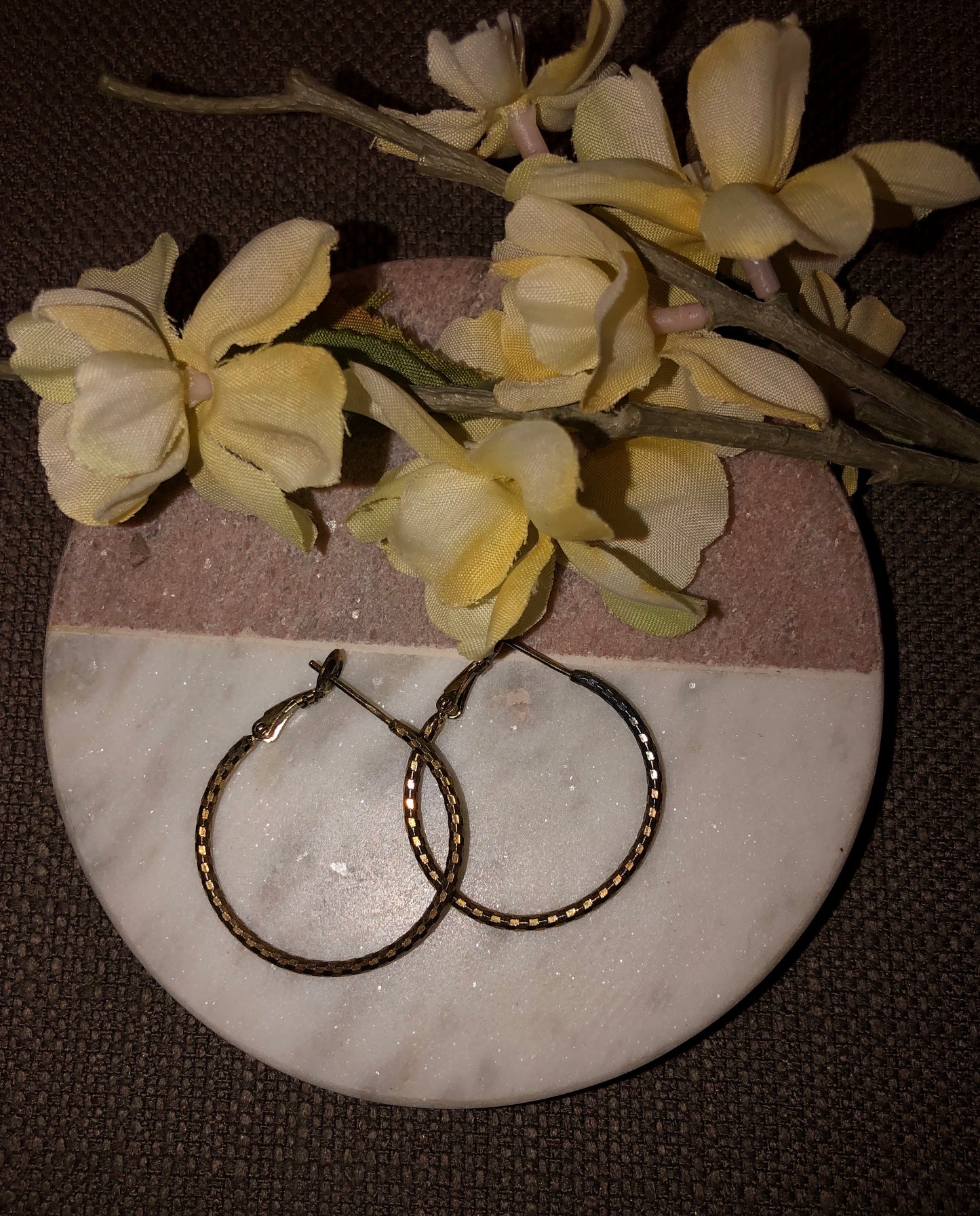 Earrings gold hoops