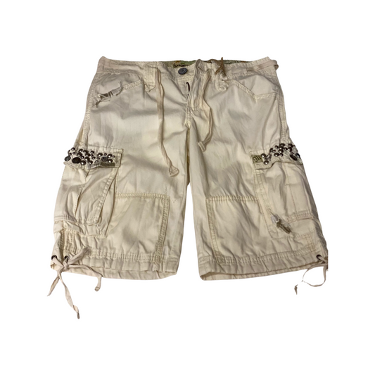 Miss Me Bermuda Shorts - Beige - Small