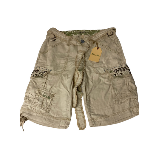 Women’s Miss Me Bermuda Shorts - Tan - Small
