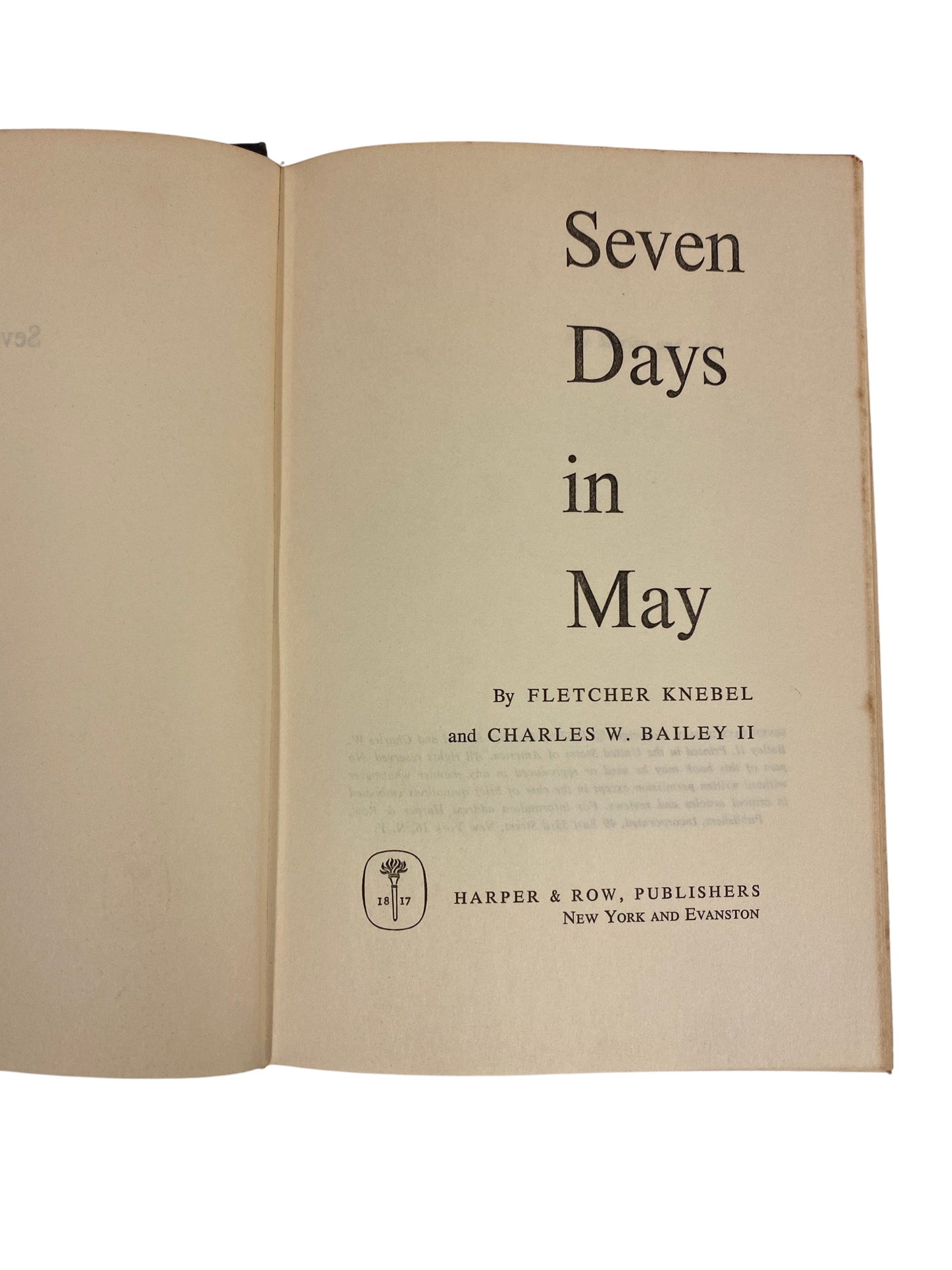 Seven Days in May Charles W. Bailey; Fletcher Knebel