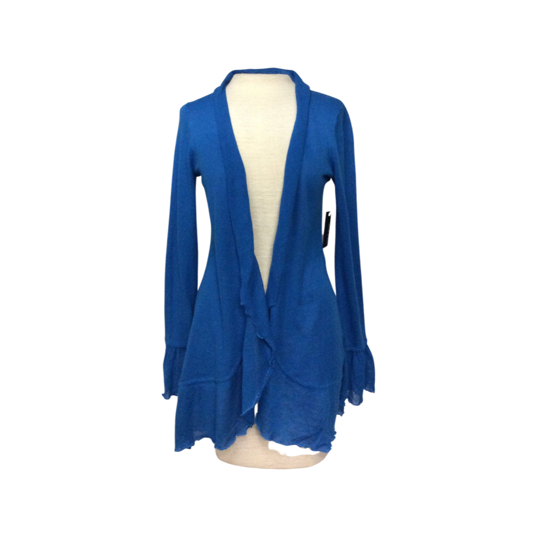 Cable and Gauge Royal Blue Cardigan