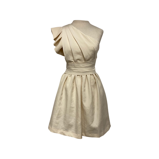 MM Couture By Miss Me One Strap Dress- Cream - Xsmall - Used