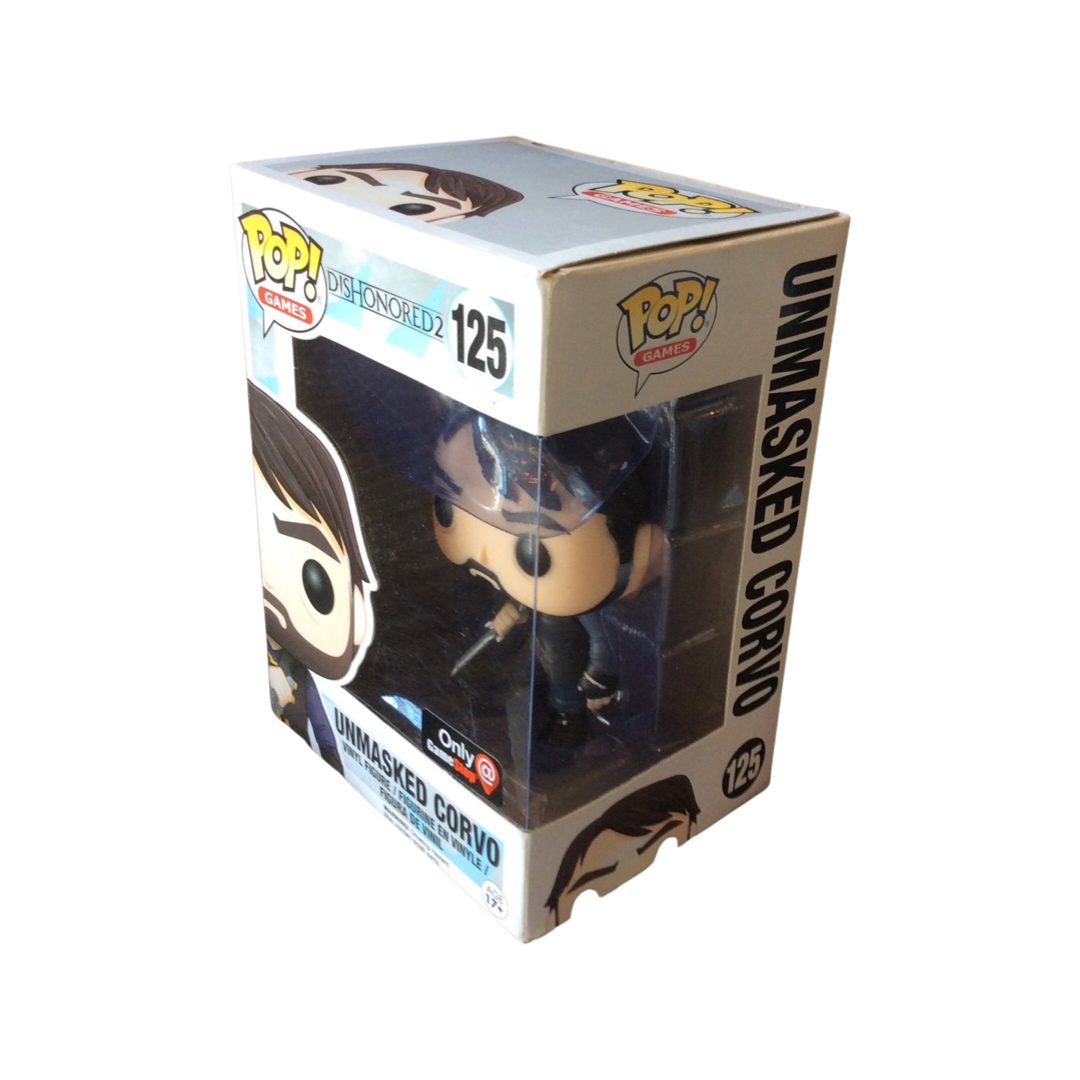 Funko POP! Dishonored 2 Unmasked Corvo Vinyl Figure #125 - Used