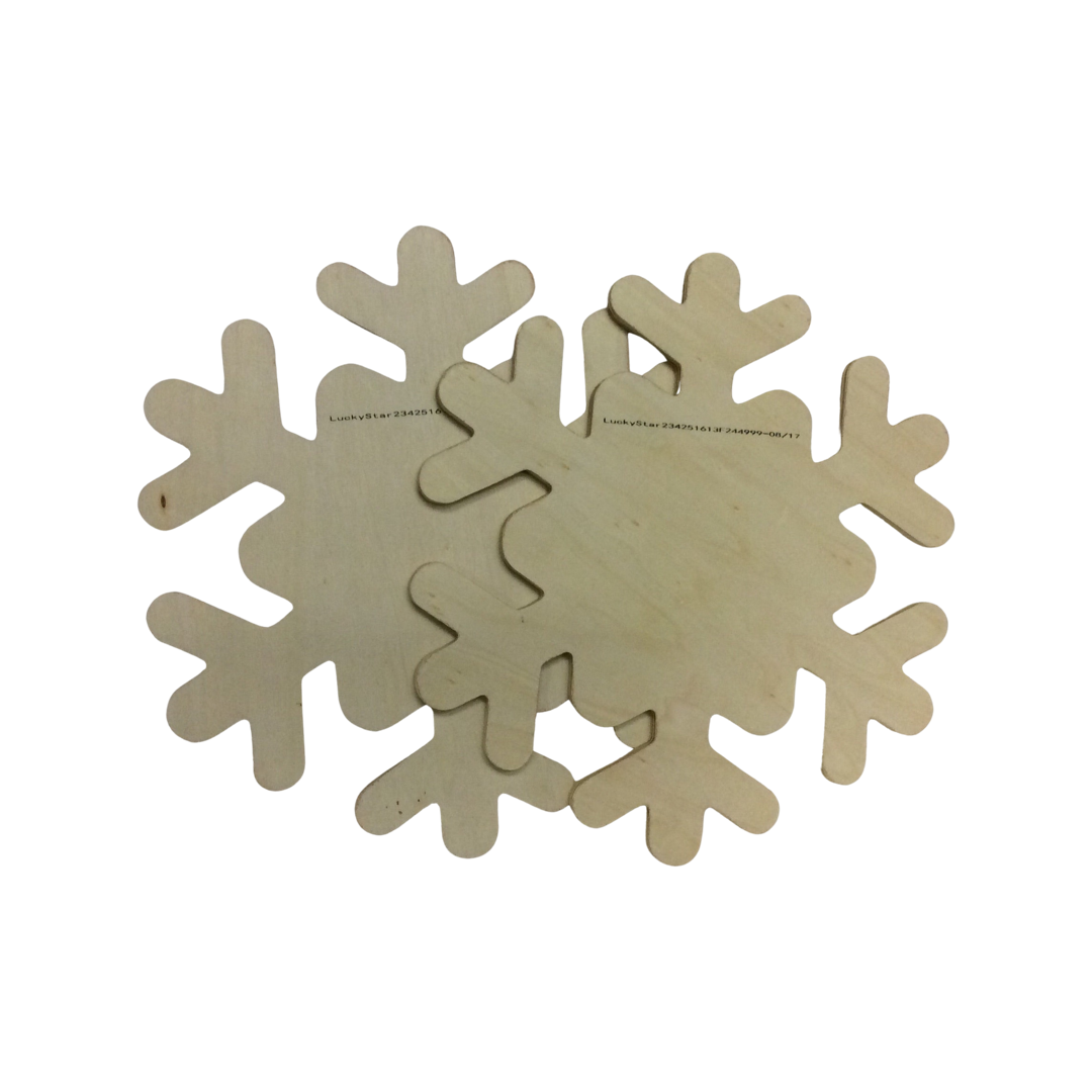 Wooden Snowflakes