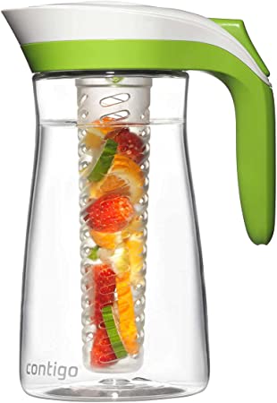 Contigo Autoseal Pitcher Set with Infuser Stick and Ice Core, 72