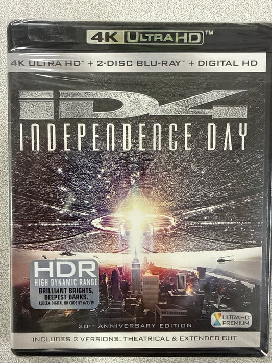 Independence Day Blu-ray New Factory Sealed