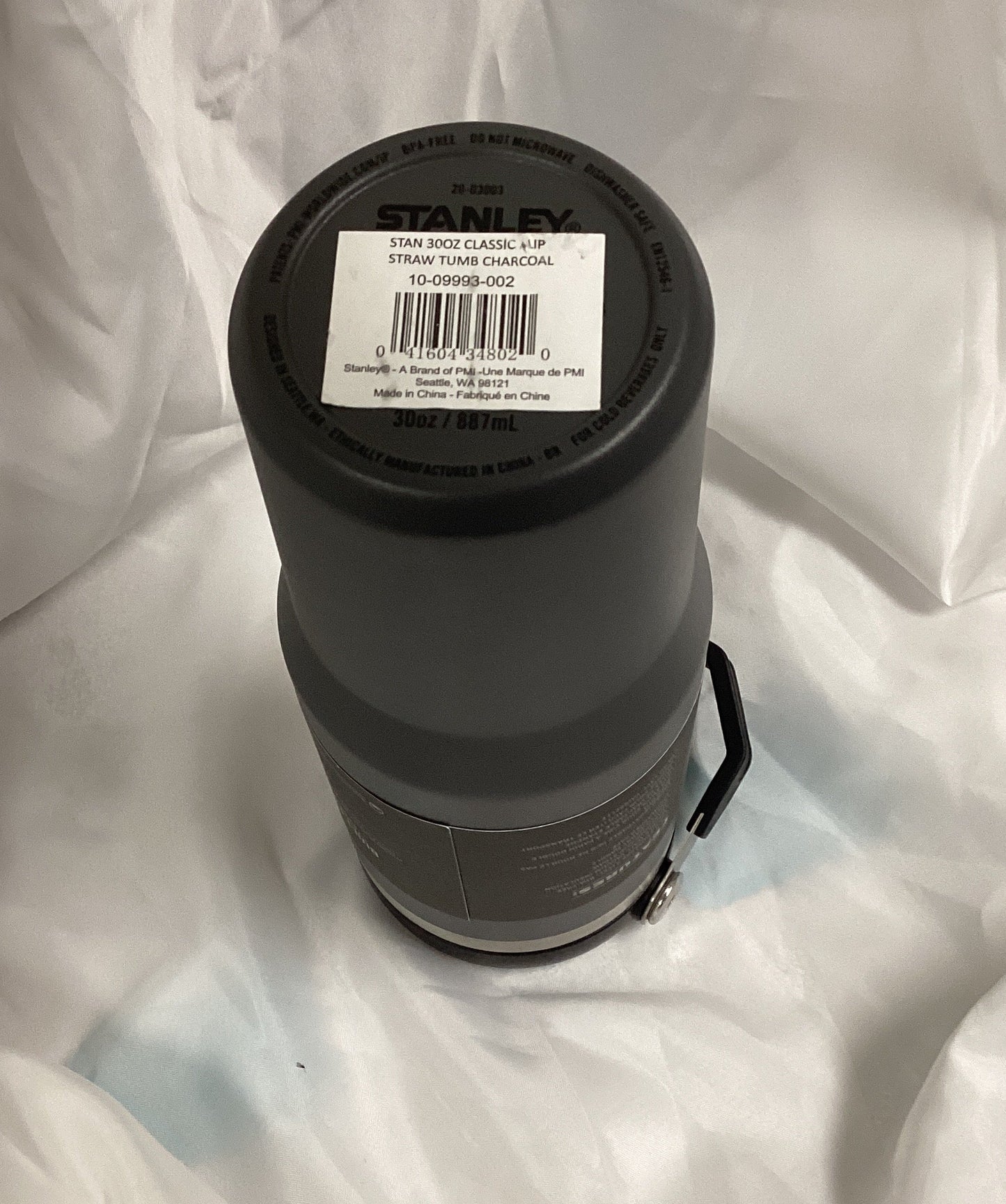 Stanley 30oz Classic Flip Straw Tumbler Charcoal (Previously Owned- Like New Condition)