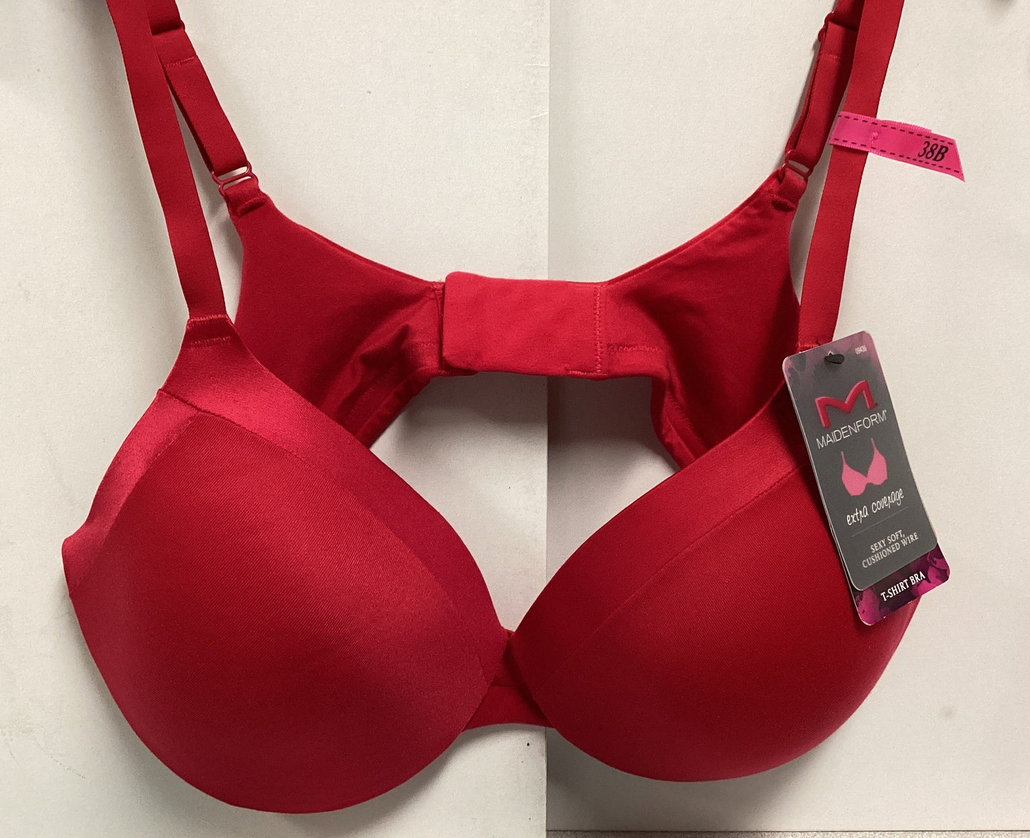 Maidenform Extra Coverage Sexy Soft Cushioned Wire T-Shirt Bra 38B (Previously Owned- Like New Condition)