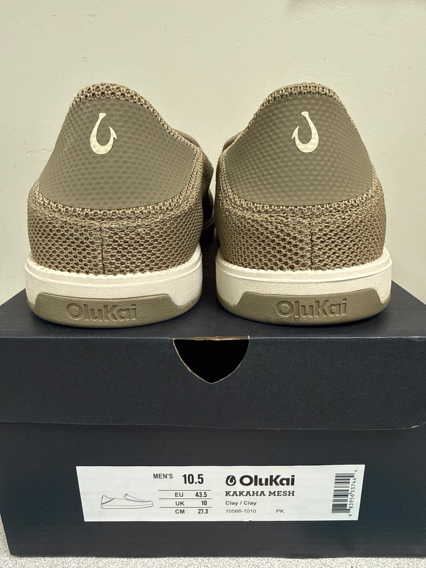 Olukai Men's Kakaha Mesh Clay Clay 10.5 NWT