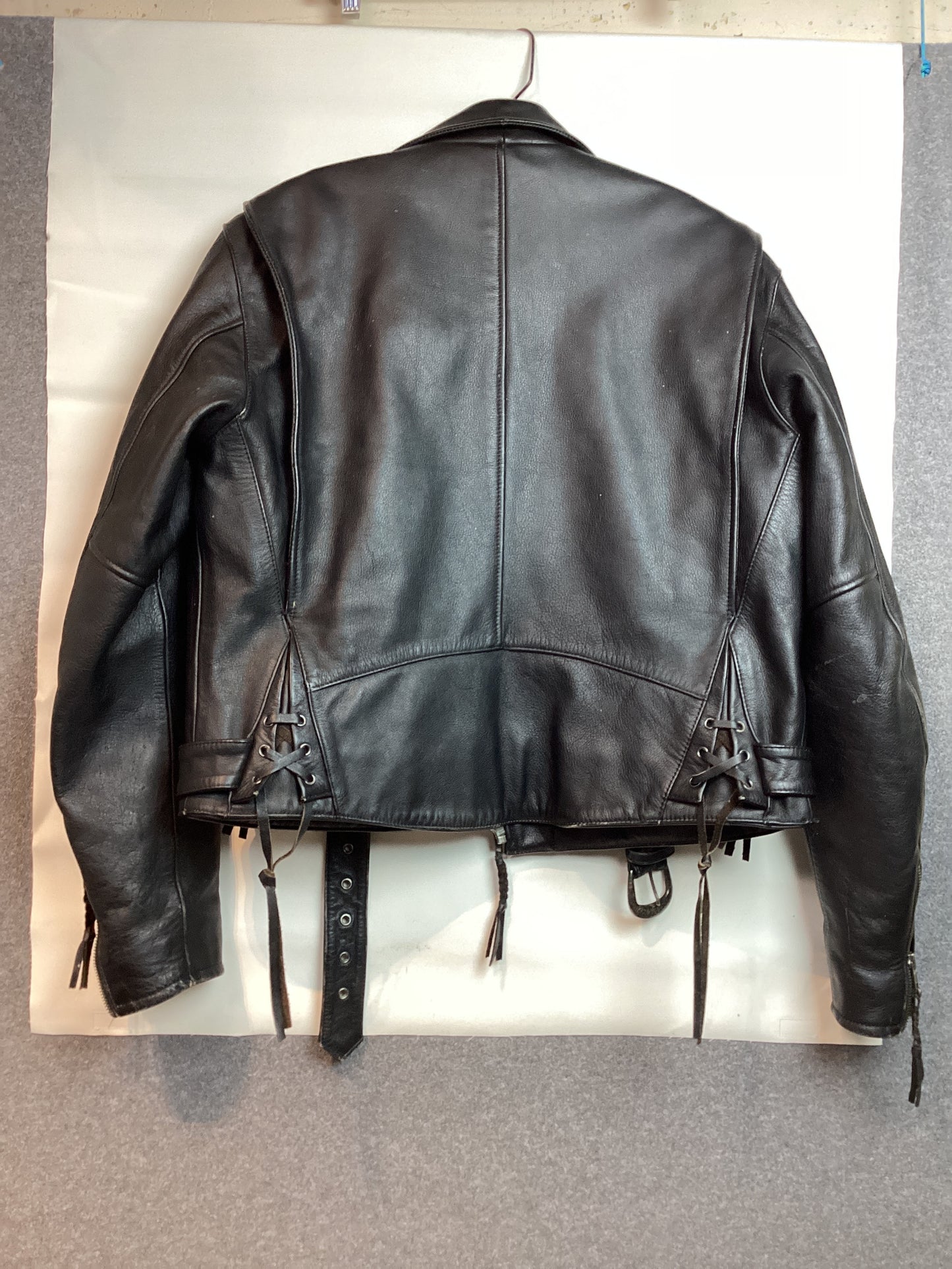 Harley Davidson Women's WL Leather Motorcylce Jacket Braided Belt 98528-06VW (Previously Owned)