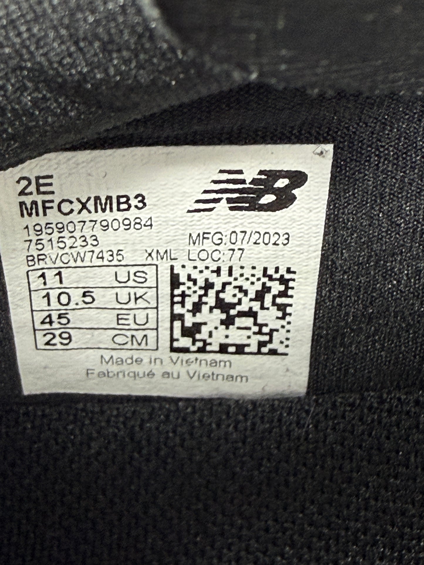 New Balance FuelCell Rebel v3 Black - MFCXMB3 - Men's 11 2E