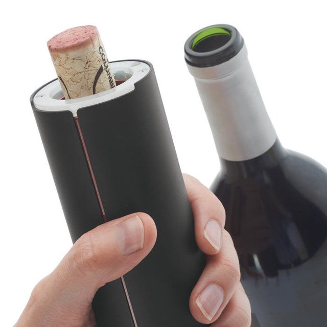 Brookstone Aperto the Amazing, Button-free, Magic Wine Bottle Opener,One Size