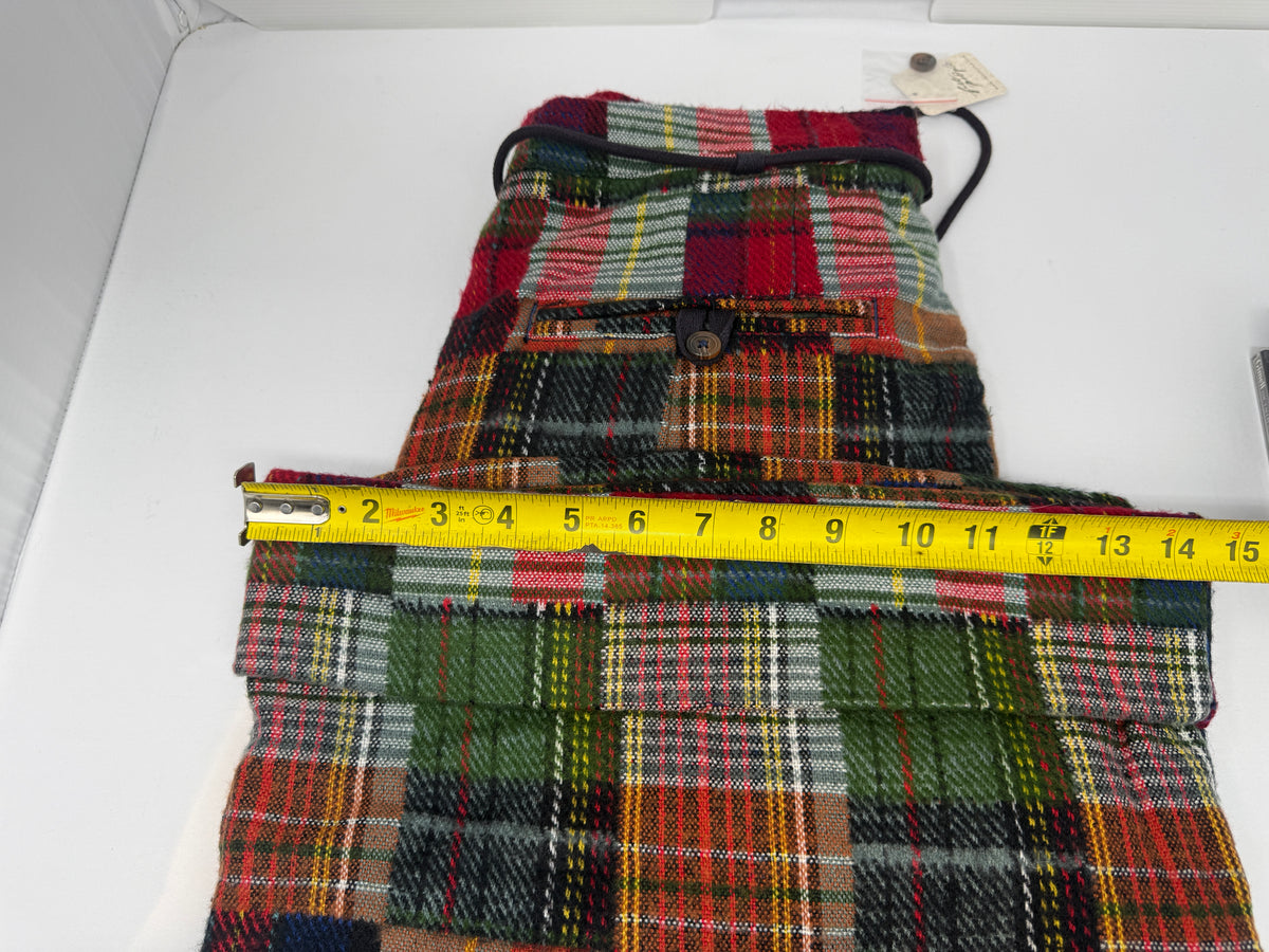 Free People Fillipa Belted Wide Leg Trousers Size 6 Akari Plaid NWT