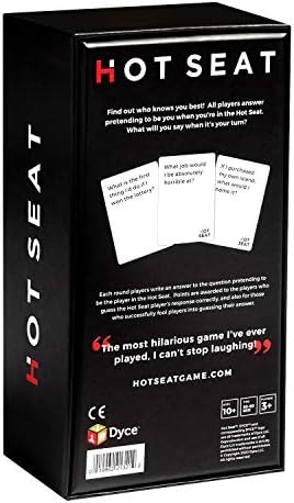 HOT SEAT: The Game That's All About You - Family Friendly Card Game for All Ages