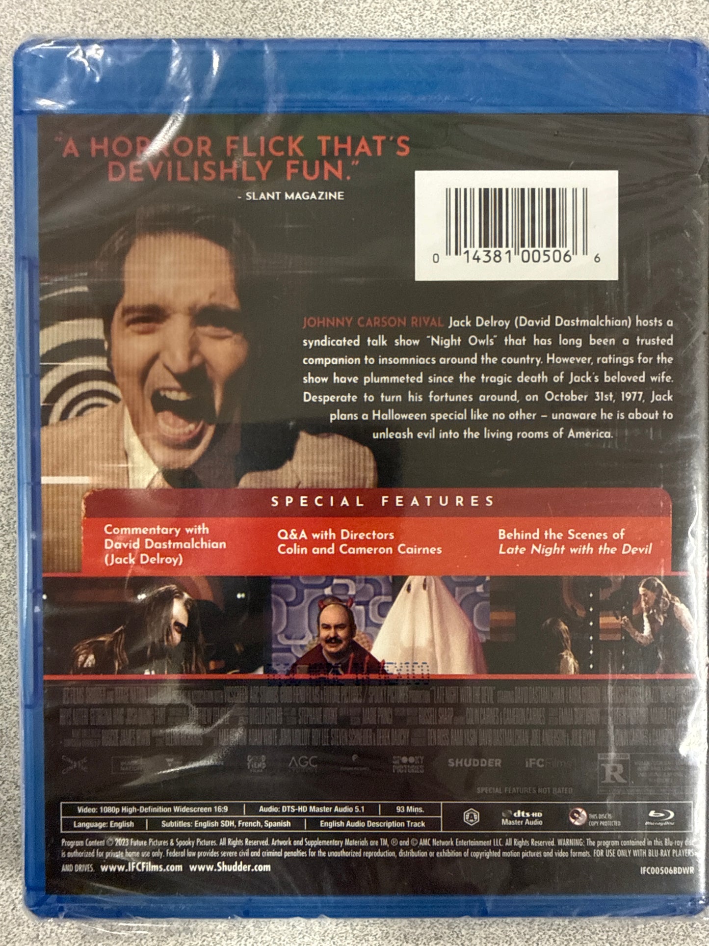 Late Night with the Devil Blu-ray New Factory Sealed