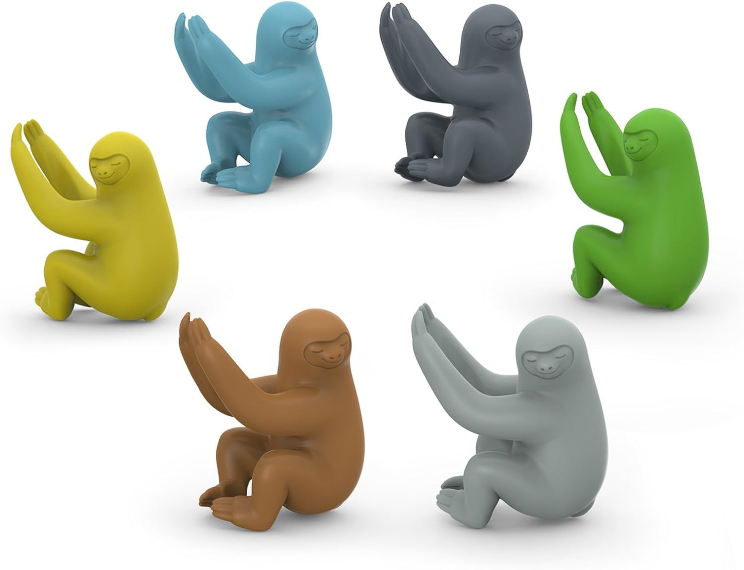Genuine Fred Fred & Friends SOCIAL CLIMBERS Sloth Drink Markers