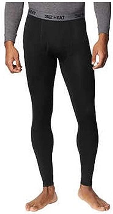 32 DEGREES Men's Heat Pant, 2-Pack (Black, Medium)