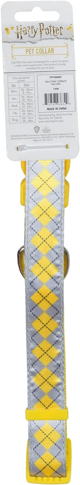 Harry Potter Hufflepuff Dog Collar XS