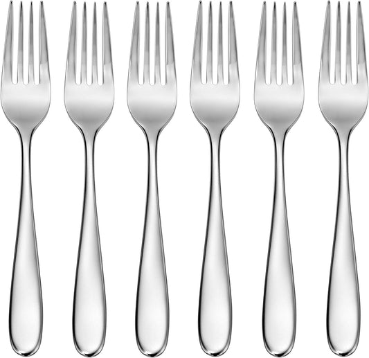 CraftKitchen Open Stock Stainless Steel Flatware Sets (Classic, Salad Forks Set of 6)