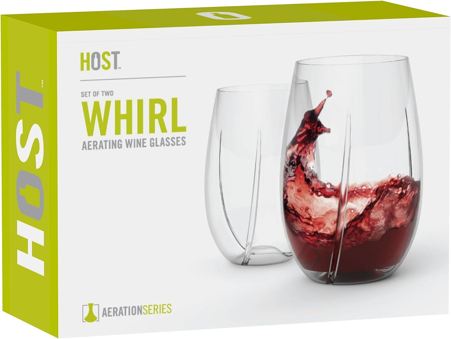 WHIRL™ BPA Free Plastic Aerating Cups by HOST