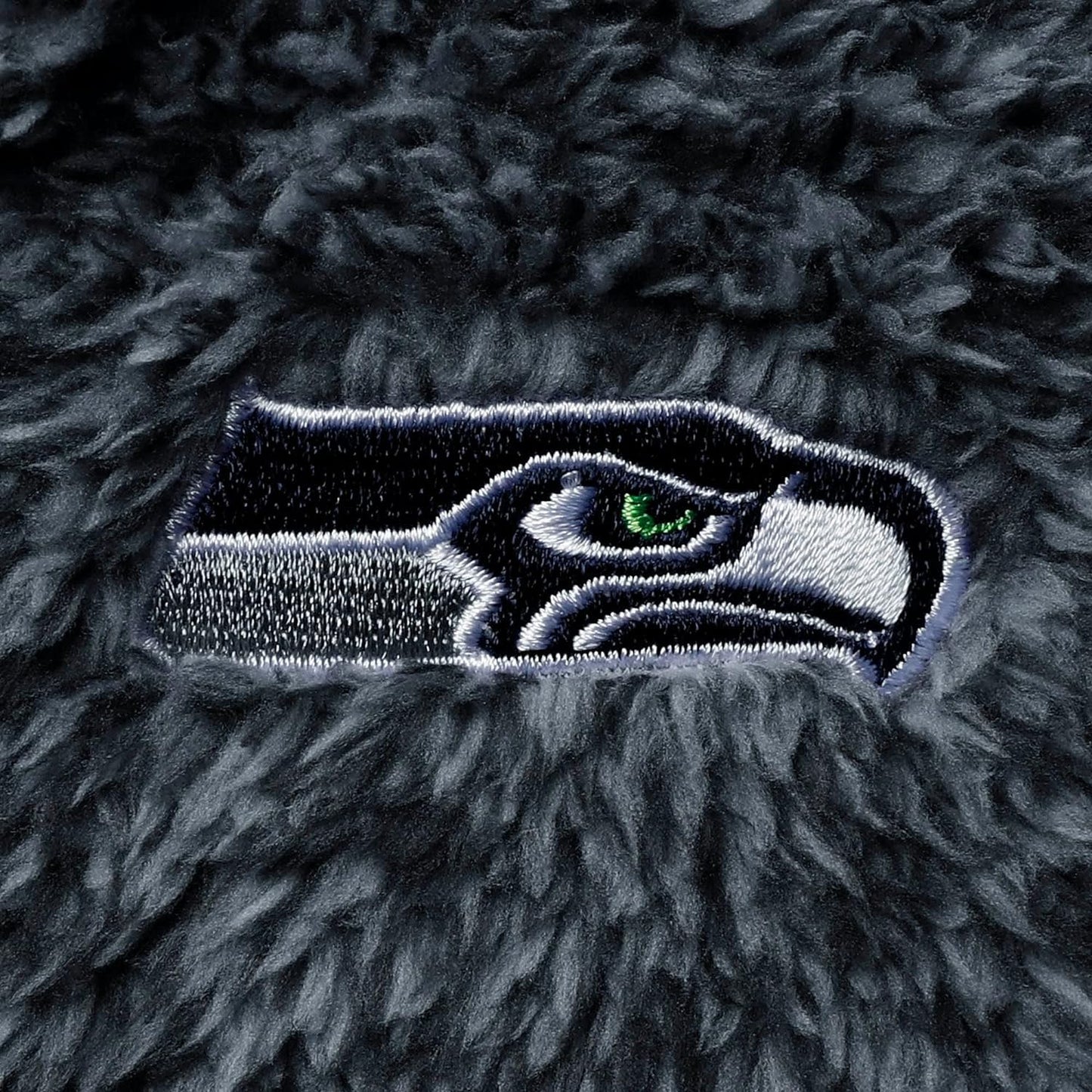 Outerstuff Newborn & Infant Charcoal Seattle Seahawks Game Nap Fleece Sleeper