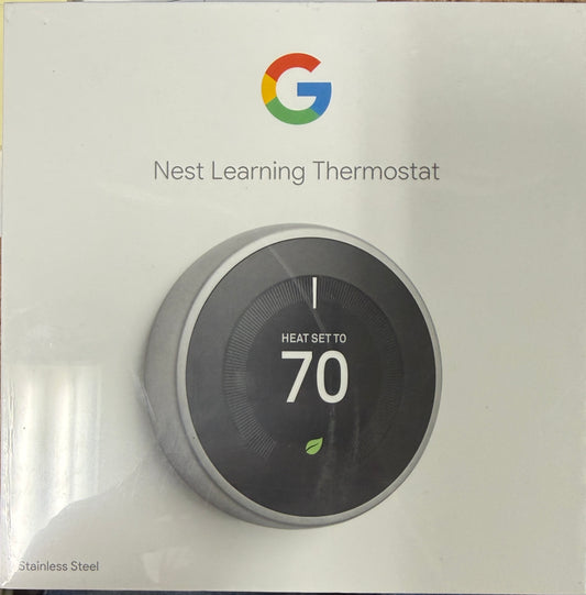 Google Nest Learning Thermostat (Previously Owed- Like New Condition)