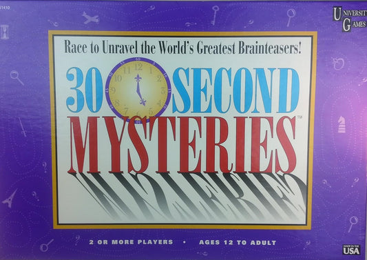 University Games 30 Second Mysteries Board Game